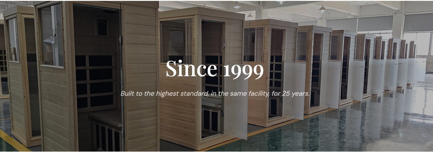 Sun Stream sauna factory, building saunas in the same facility since 1999